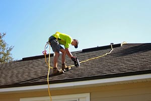 Photo residential roofing installation