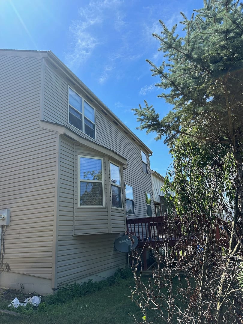 siding and downspouts